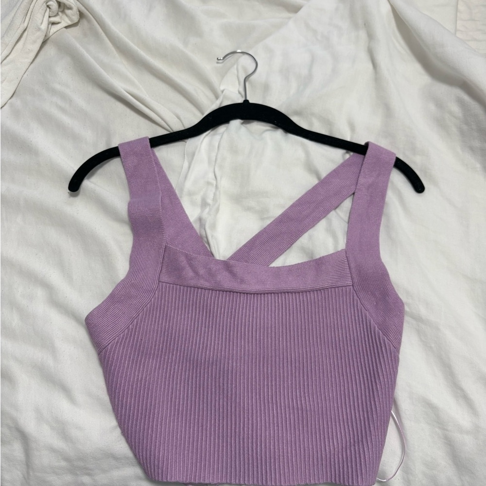 Lavender Knit Women's Top